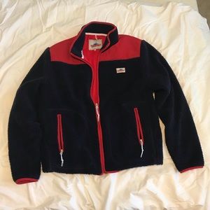 Penfield Jacket, Blue w/ Red Accents. SZ XL